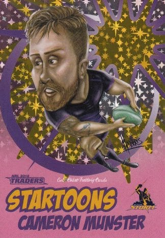 2018 NRL Traders Startoons Pink - SP08 Cameron Munster Melbourne Storm