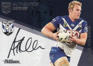2018 NRL Traders Navy Signature Series - ASN03 Aiden Tolman Canterbury Bulldogs