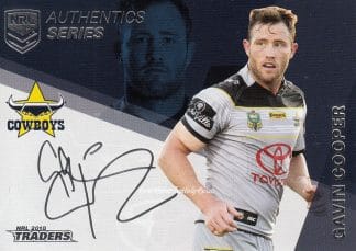 2018 NRL Traders Navy Signature Series - ASN09 Gavin Cooper North Qld Cowboys