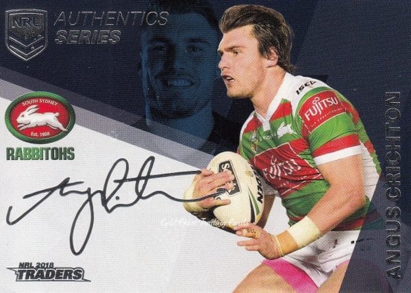 2018 NRL Traders Navy Signature Series - ASN12 Angus Crichton South Sydney Rabbitohs