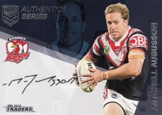 2018 NRL Traders Navy Signature Series - ASN14 Mitch Aubusson Sydney Roosters