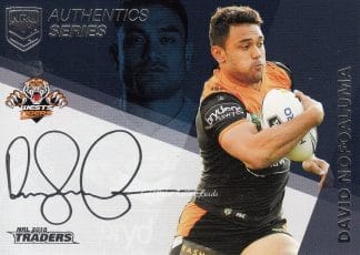 2018 NRL Traders Navy Signature Series - ASN16 David Nofoaluma Wests Tigers