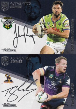 2018 NRL Traders Navy Signature