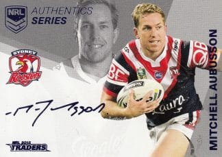2018 NRL Traders Silver Signature Series - ASS14 Mitch Aubusson Sydney Roosters