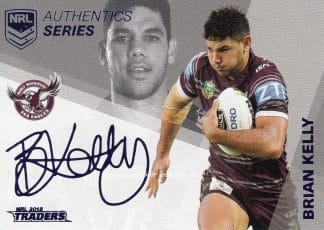2018 NRL Traders Silver Signature Series - ASS18 Brian Kelly Manly Sea Eagles