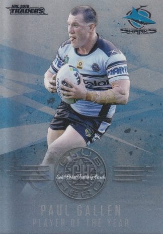 2018 NRL Traders Club Heroes - CH07 Paul Gallen Cronulla Sharks
