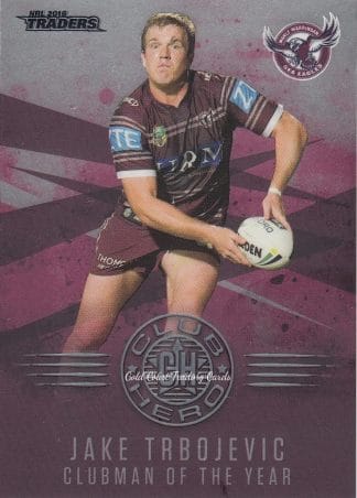 2018 NRL Traders Club Heroes - CH12 Jake Trbojevic Manly Sea Eagles