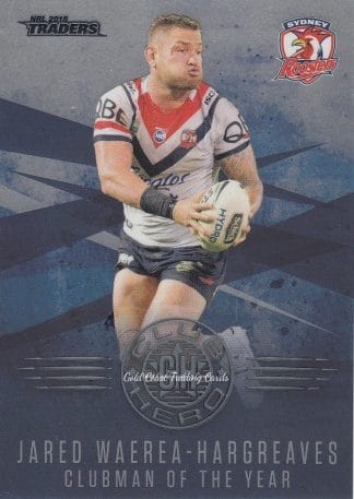 2018 NRL Traders Club Heroes - CH28 Jared Waerea-Hargreaves Sydney Roosters