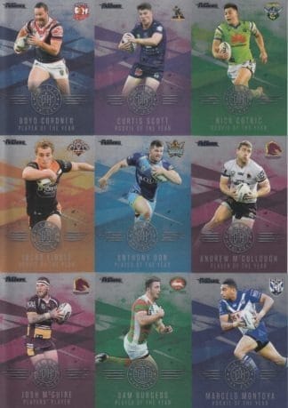 2018 NRL Traders Club Hero - Full Set Of 32 Cards