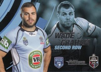 2018 NRL Traders State Of Origin Stars - SOO07 Wade Graham NSW Blues