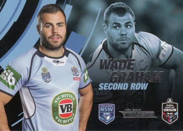 2018 NRL Traders State Of Origin Stars - SOO07 Wade Graham NSW Blues