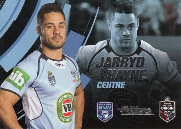 2018 NRL Traders State Of Origin Stars - SOO08 Jarryd Hayne NSW Blues