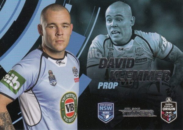 2018 NRL Traders State Of Origin Stars - SOO10 David Klemmer NSW Blues