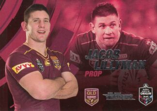 2018 NRL Traders State Of Origin Stars - SOO29 Jacob Lillyman QLD Maroons