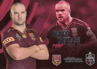 2018 NRL Traders State Of Origin Stars - SOO34 Nate Myles QLD Maroons