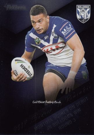 2018 NRL Traders Season To Remember - SR09 Marcelo Montoya Canterbury Bulldogs