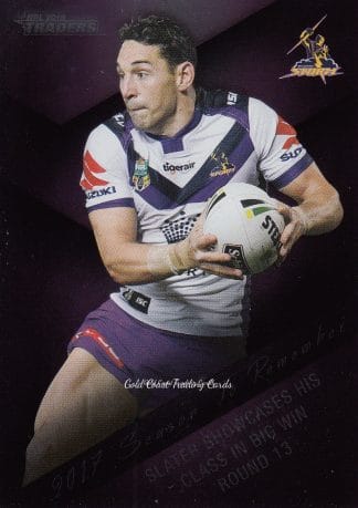 2018 NRL Traders Season To Remember - SR19 Billy Slater Melbourne Storm