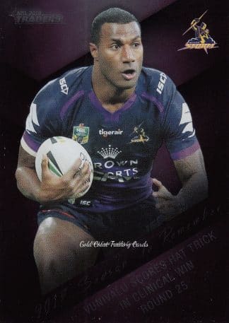 2018 NRL Traders Season To Remember - SR21 Suliasi Vunivalu Melbourne Storm