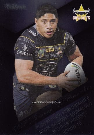 2018 NRL Traders Season To Remember - SR26 Jason Taumalolo North Qld Cowboys