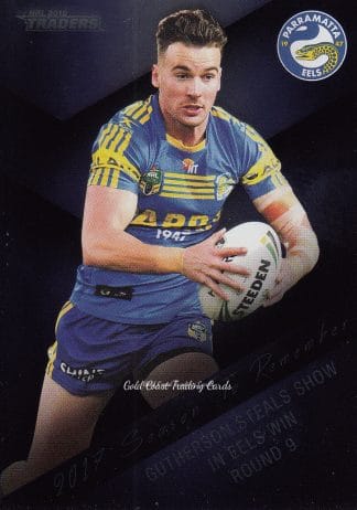 2018 NRL Traders Season To Remember - SR30 Clint Gutherson Parramatta Eels