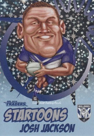 2018 NRL Traders Startoons Blue - SB03 Josh Jackson Canterbury Bulldogs