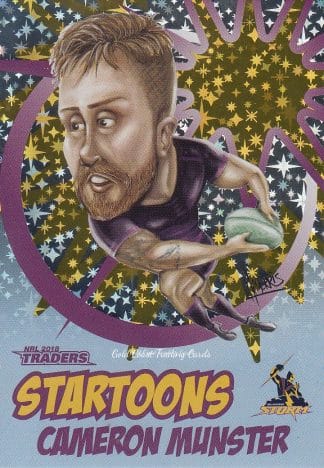 2018 NRL Traders Startoons Blue - SB08 Cameron Munster Melbourne Storm