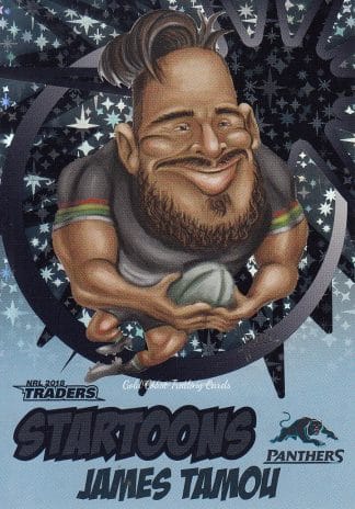 2018 NRL Traders Startoons Blue - SB12 James Tamou Penrith Panthers