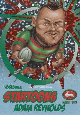 2018 NRL Traders Startoons Blue - SB13 Adam Reynolds South Sydney Rabbitohs