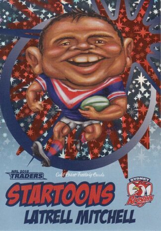 2018 NRL Traders Startoons Blue - SB16 Latrell Mitchell Sydney Roosters