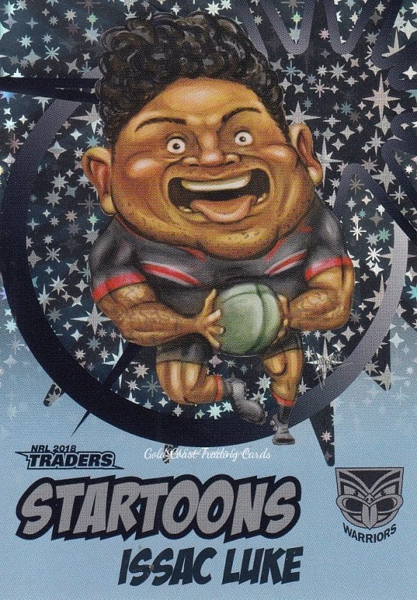 2018 NRL Traders Startoons Blue - SB17 Issac Luke Warriors