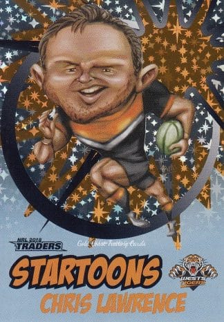 2018 NRL Traders Startoons Blue - SB18 Chris Lawrence Wests Tigers