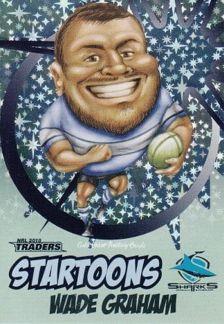 2018 NRL Traders Startoons Green - SG04 Wade Graham Cronulla Sharks