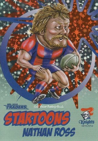 2018 NRL Traders Startoons Green - SG09 Nathan Ross Newcastle Knights