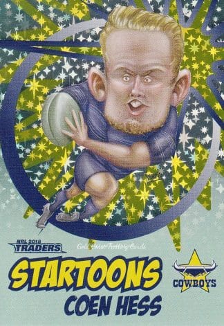2018 NRL Traders Startoons Green - SG10 Coen Hess North Qld Cowboys