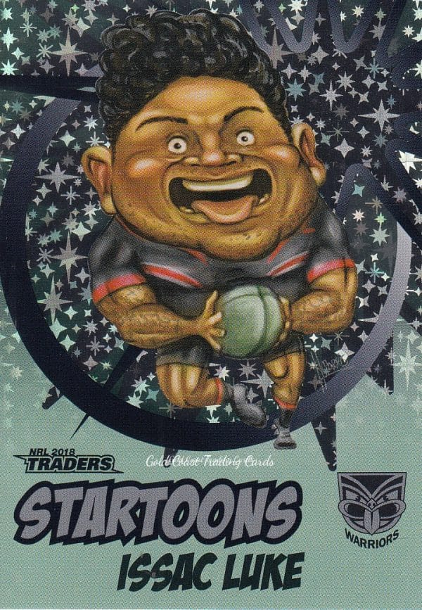 2018 NRL Traders Startoons Green - SG17 Issac Luke Warriors