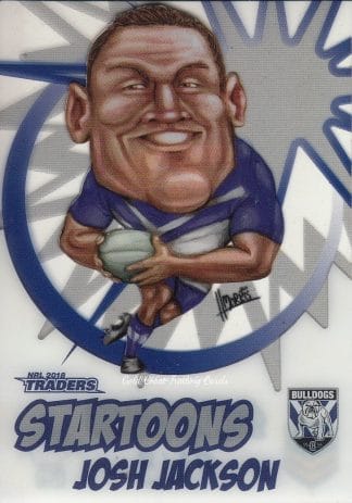 2018 NRL Traders Startoons - ST03 Josh Jackson Canterbury Bulldogs