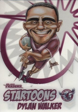 2018 NRL Traders Startoons - ST07 Dylan Walker Manly Sea Eagles