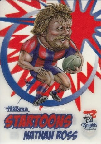 2018 NRL Traders Startoons - ST09 Nathan Ross Newcastle Knights