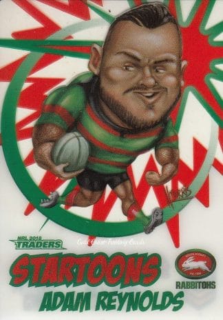 2018 NRL Traders Startoons - ST13 Adam Reynolds South Sydney Rabbitohs