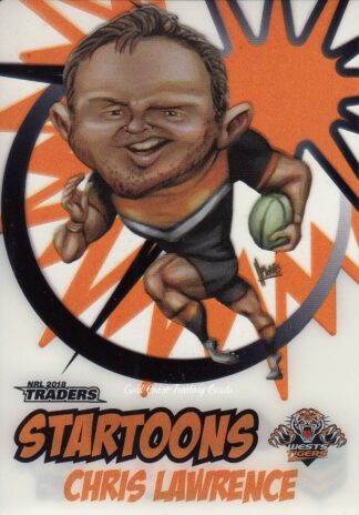 2018 NRL Traders Startoons - ST18 Chris Lawrence Wests Tigers