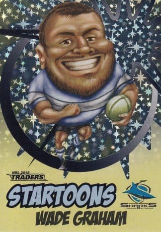 2018 NRL Traders Startoons Yellow - SY04 Wade Graham Cronulla Sharks