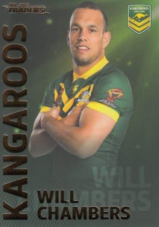 2018 NRL Traders World Cup Hero - WC02 Will Chambers Kangaroos