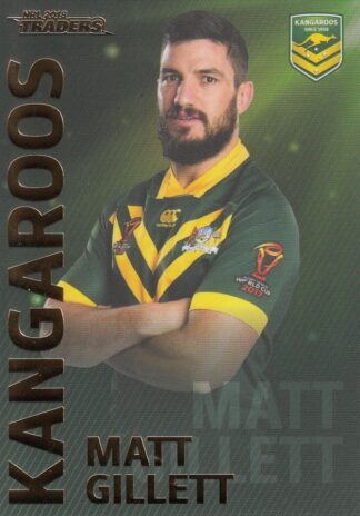 2018 NRL Traders World Cup Hero - WC08 Matt Gillett Kangaroos