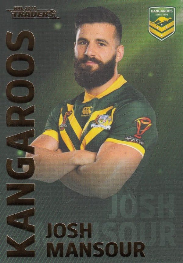 2018 NRL Traders World Cup Hero - WC15 Josh Mansour Kangaroos