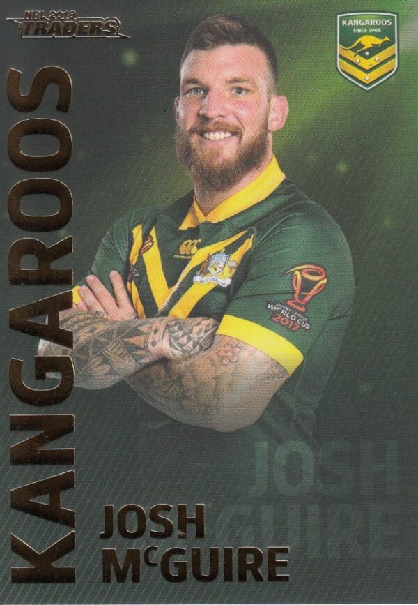 2018 NRL Traders World Cup Hero - WC16 Josh McGuire Kangaroos