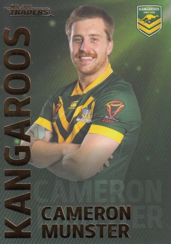 2018 NRL Traders World Cup Hero - WC19 Cameron Munster Kangaroos