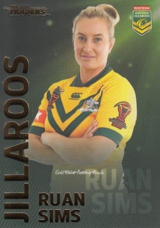 2018 NRL Traders World Cup Hero - WC31 Ruan Sims Jillaroos