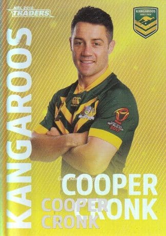 2018 NRL Traders World Cup Hero Parallel - WCP04 Cooper Cronk Kangaroos