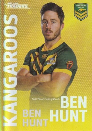 2018 NRL Traders World Cup Hero Parallel - WCP11 Ben Hunt Kangaroos