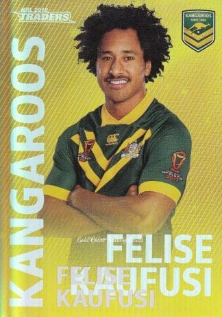 2018 NRL Traders World Cup Hero Parallel - WCP12 Felise Kaufusi Kangaroos